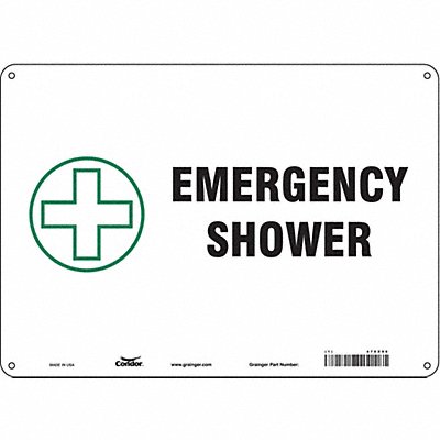CONDOR 470X96 Safety Sign 10 in x 14 in Vinyl