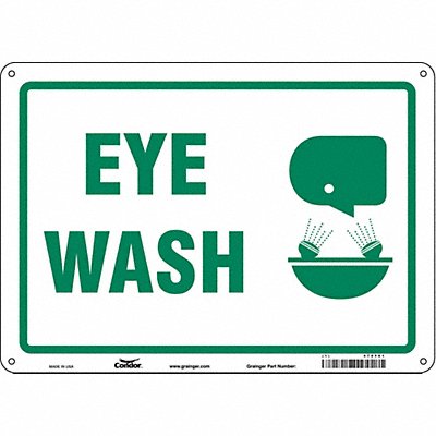 CONDOR 470Y61 Safety Sign 10 in x 14 in Aluminum
