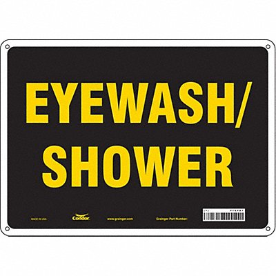 CONDOR 470Y87 Safety Sign 10 in x 14 in Aluminum