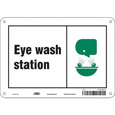 CONDOR 470Z05 Safety Sign 7 in x 10 in Polyethylene