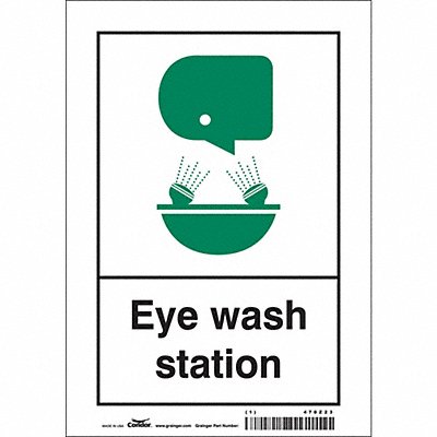 CONDOR 470Z23 Safety Sign 10 in x 7 in Vinyl