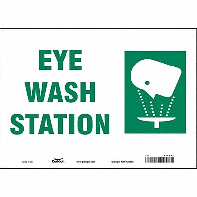 CONDOR 470Z42 Safety Sign 10 in x 14 in Vinyl