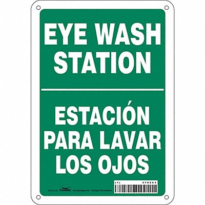 CONDOR 470Z53 Safety Sign 10 in x 7 in Aluminum