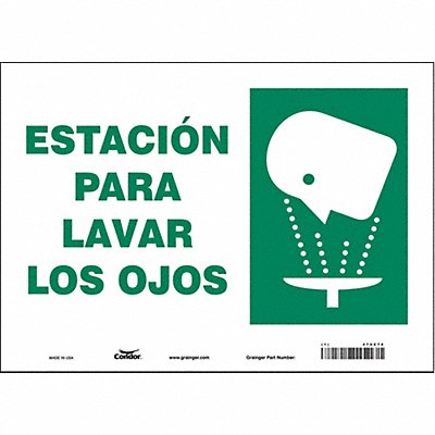 CONDOR 470Z76 Safety Sign 10 in x 14 in Vinyl
