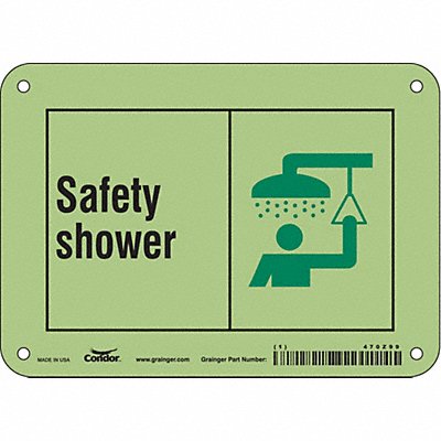 CONDOR 470Z99 Safety Sign 5 in x 7 in Polyethylene