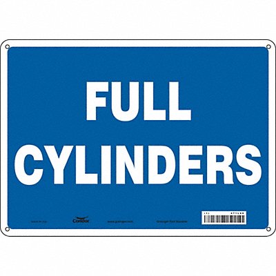 CONDOR 471L88 Safety Sign 10 inx14 in Polyethylene