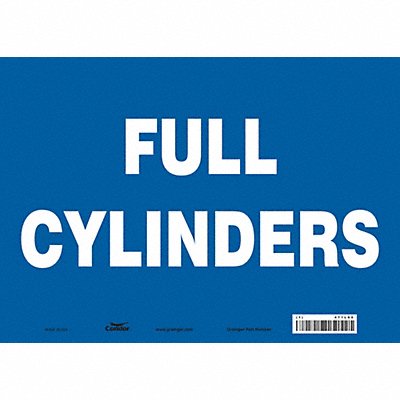 CONDOR 471L90 Safety Sign 10 in x 14 in Vinyl