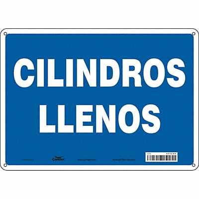CONDOR 471L95 Safety Sign 10 in x 14 in Polyethylene