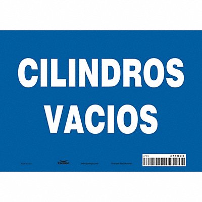 CONDOR 471M29 Safety Sign 7 in x 10 in Vinyl