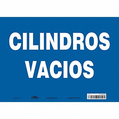 CONDOR 471M30 Safety Sign 10 in x 14 in Vinyl