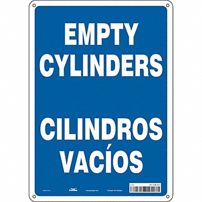 CONDOR 471M32 J8583 Safety Sign 14 inx10 in Aluminum