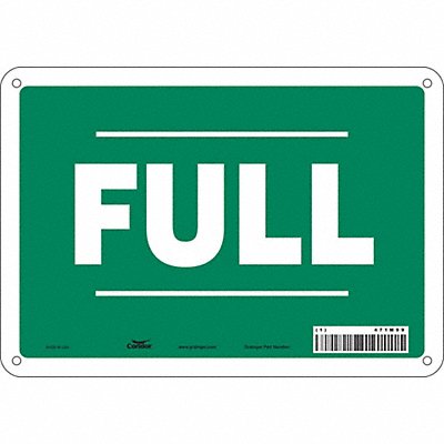 CONDOR 471M99 J8592 Safety Sign 7 inx10 in Polyethylene