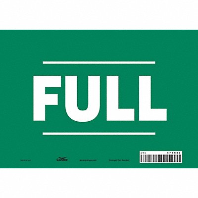 CONDOR 471N02 J8592 Safety Sign 7 in x 10 in Vinyl