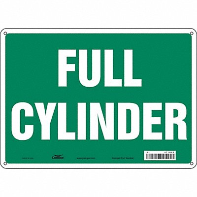 CONDOR 471N05 Safety Sign 10 inx14 in Aluminum