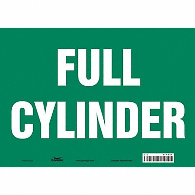 CONDOR 471N09 Safety Sign 10 inx14 in Vinyl