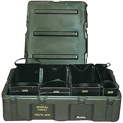 PELICAN 472MED4TOTE Medical Tote Case 32.75Lx20.87Wx12.61D