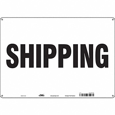 CONDOR 473C78 Safety Sign 14 inx20 in Aluminum