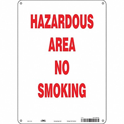 CONDOR 473N82 Safety Sign 14 in x 10 in Polyethylene