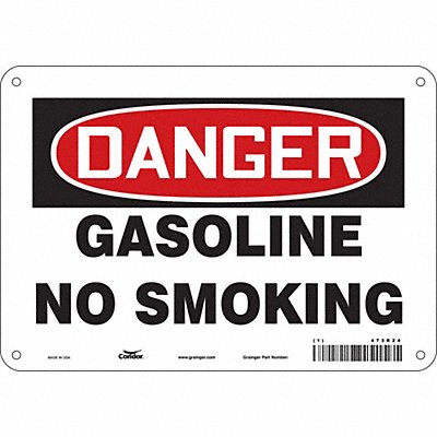 CONDOR 473R24 Safety Sign 7 inx10 in Polyethylene