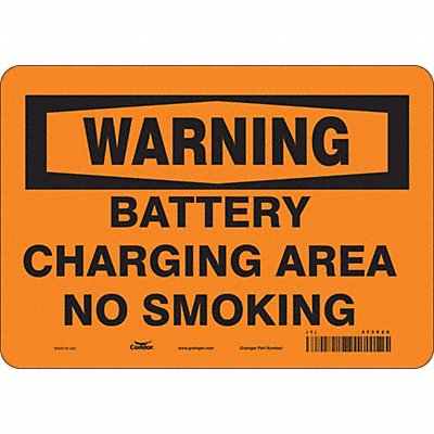 CONDOR 473V29 Safety Sign 7 inx10 in Vinyl