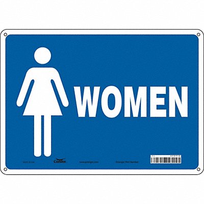 CONDOR 473Y12 Safety Sign 10 in x 14 in Vinyl