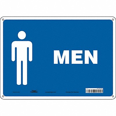 CONDOR 473Z02 Safety Sign 10 in x 14 in Polyethylene