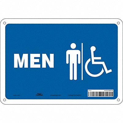 CONDOR 473Z05 Safety Sign 7 in x 10 in Aluminum