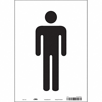 CONDOR 473Z25 Safety Sign 14 in x 10 in Vinyl