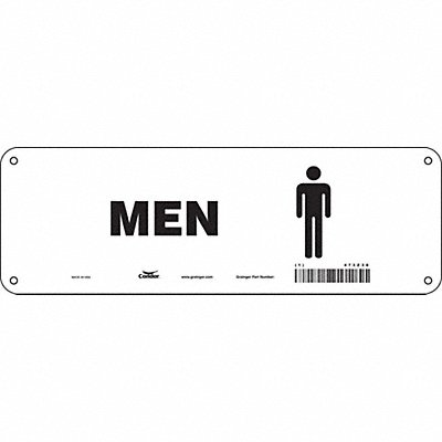 CONDOR 473Z38 Safety Sign 4 in x 12 in Aluminum