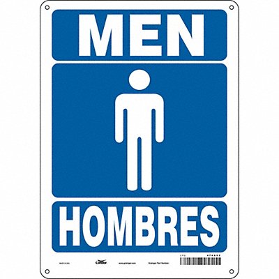 CONDOR 474A52 Safety Sign 14 in x 10 in Vinyl