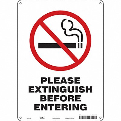 CONDOR 474C13 K1147 Safety Sign 14 in x 10 in Polyethylene