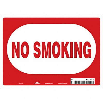 CONDOR 474C39 Safety Sign 5 inx7 in Vinyl