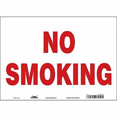 CONDOR 474C60 J7012 Safety Sign 10 inx14 in Vinyl