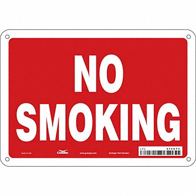 CONDOR 474C73 J7013 Safety Sign 7 inx10 in Polyethylene