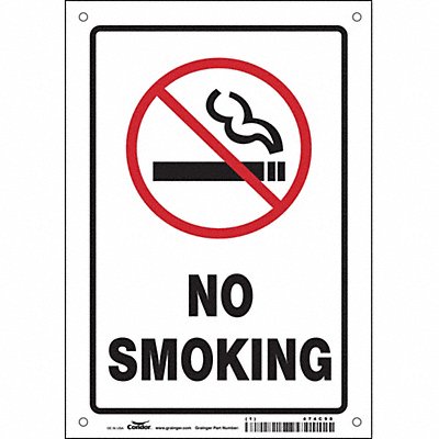 CONDOR 474C98 J7014 Safety Sign 10 inx7 in Aluminum