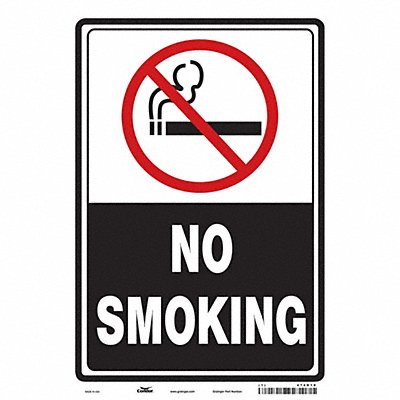 CONDOR 474D19 Safety Sign 14 inx10 in Vinyl