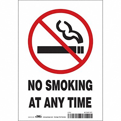 CONDOR 474F37 Safety Sign 10 inx7 in Vinyl