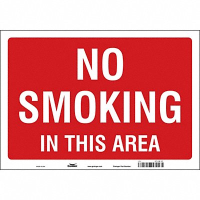CONDOR 474G31 Safety Sign 14 in x 20 in Vinyl