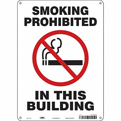 CONDOR 474K28 Safety Sign 14 inx10 in Aluminum