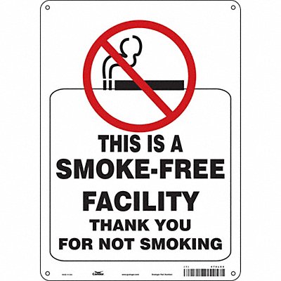 CONDOR 474L04 Safety Sign 14 in x 10 in Aluminum