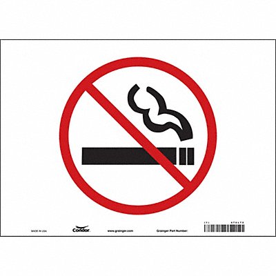 CONDOR 474L72 Safety Sign 10 in x 14 in Vinyl