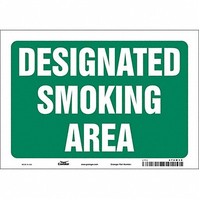 CONDOR 474M39 K1256 Safety Sign 7 inx10 in Vinyl
