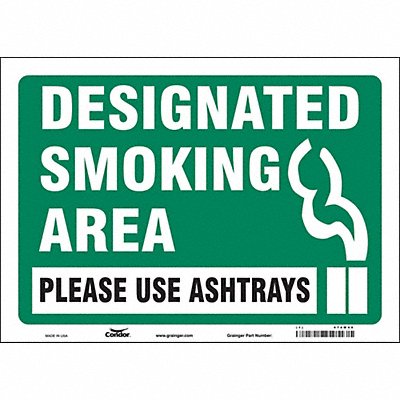 CONDOR 474M46 K1257 Safety Sign 10 inx14 in Vinyl