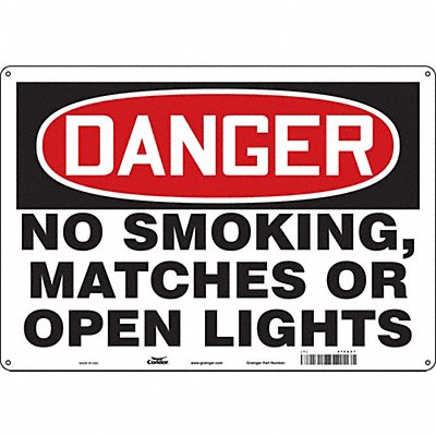 CONDOR 474U21 J6939 Safety Sign 14 inx20 in Aluminum