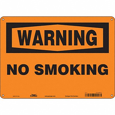CONDOR 474W66 Safety Sign 10 in x 14 in Polyethylene