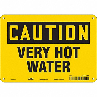 CONDOR 474Y67 Danger Sign 7 in x 10 in Aluminum