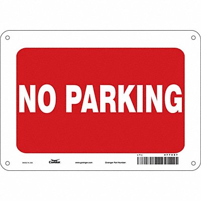CONDOR 477X87 No Parking Sign 7 x 10