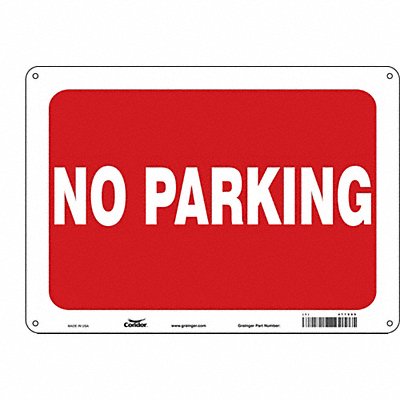 CONDOR 477X90 No Parking Sign 10 x 14
