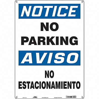 CONDOR 478D02 Safety Sign 20 inx14 in Polyethylene
