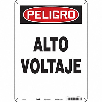 CONDOR 479P03 Safety Sign 14 inx10 in Aluminum
